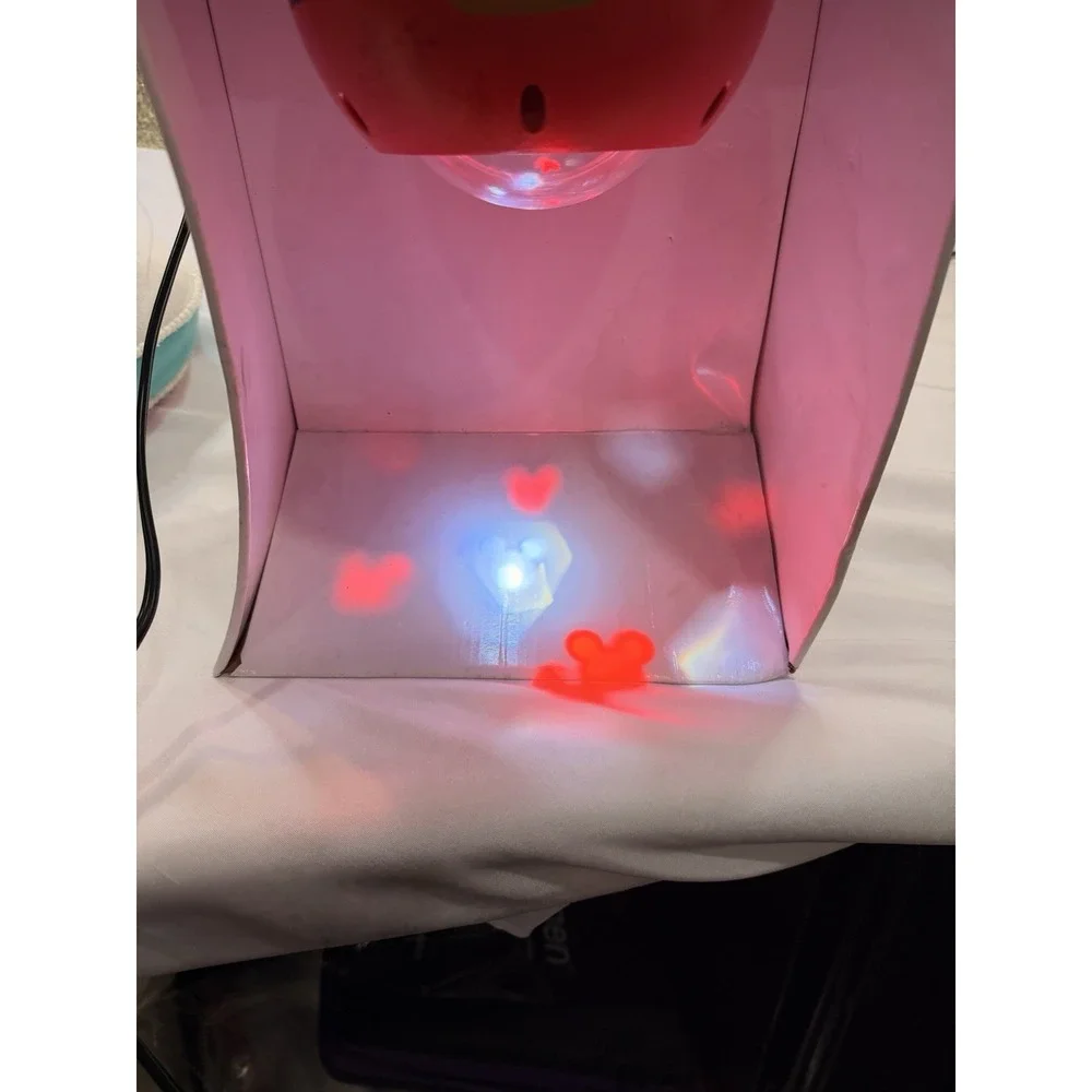 NEW Disney Magic Holiday Mickey Mouse Whirl-A-Motion LED Projection Ornament‎